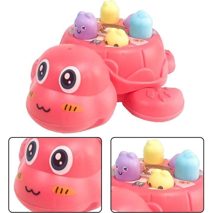 Jeu De Tape-taupe Interactif Tortue - Jouet éducatif Pour Enfants Dès 2 Ans - Avec Marteaux Et Lumières Clignotantes