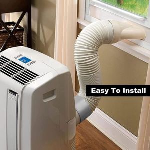 Tuyau D'Évacuation Pour Climatiseur Mobile - Tuyau Rétractable Diamètre 15 Cm, Longueur 150 Ou 200 Cm - PP + Acier, Universel