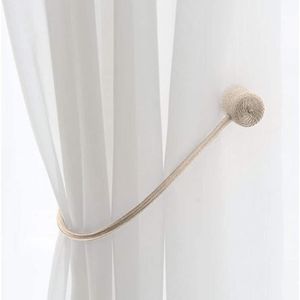 Embrasse rideau aimantée Valentine Blanche - Tringle à rideau et accessoires