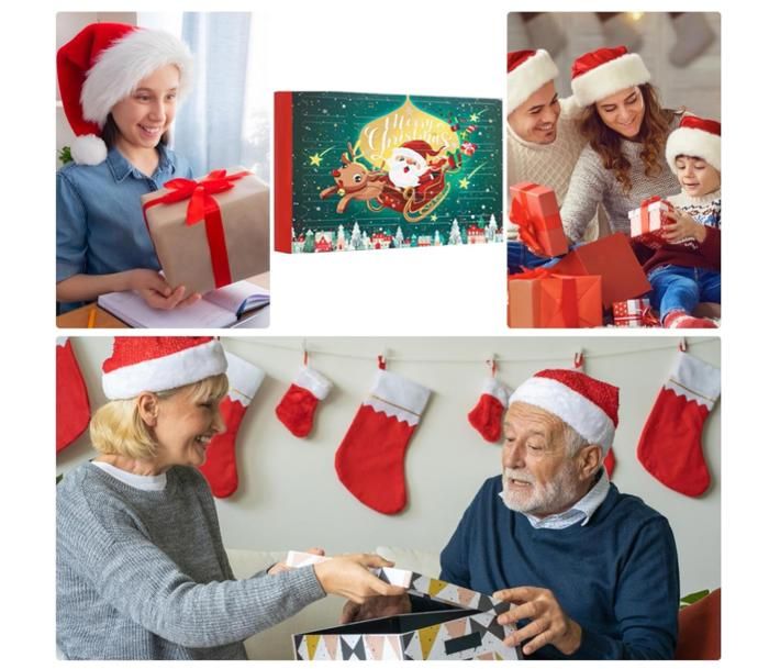 Calendrier De Compte à Rebours De Chaussettes De Noël | 24 Jours De