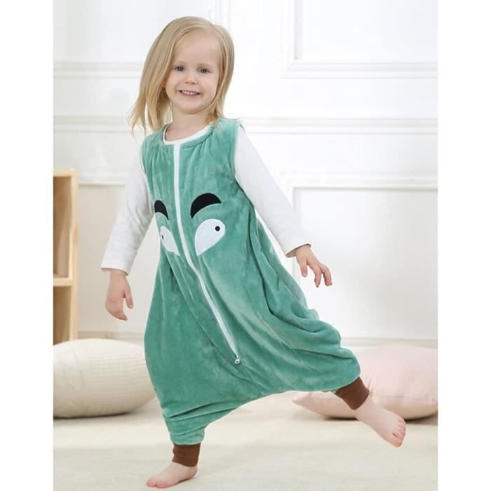 Gigoteuse Bébé,Gigoteuse avec Pieds Unisexe pour Enfants,Bebe Gigoteuse  sans Manche Garçon Fille Pyjama Animal en Flanelle,1-2 Ans - Cdiscount  Puériculture & Eveil bébé