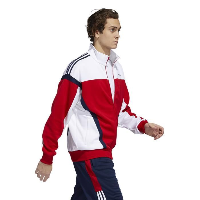 Veste Adidas Vintage Pull Adidas Rouge Et Bleu Veste De