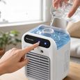 Climatiseur Portable 500 Mlrafraichisseur D'Air Silencieux 4 En1,Mini Climatiseur Mobile Sans éVacuation Avec Ventilateur 2 Vitesses