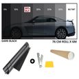 Film solaire noir pour voiture - 6m x 76cm - Teinte 15% + accesoires de pose-0