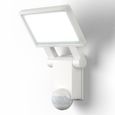Applique murale LED extérieur avec détecteur de mouvements IP44 blanche jardin terasse blanche-0