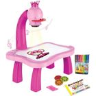 BRAND Projecteur de dessin pour enfants tables d'apprentissage, 3 en 1 multifonctionnel 24 motifs écrans de dessin griffonnage effaçable