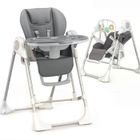 BEBE2LUXE Le SPLITY 3 en 1 : Chaise Haute, Balancelle, transat.Toutes options Gris