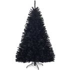 COSTWAY Sapin de Noël Artificiel 180cm Aiguilles en PVC avec Support en Métal Pliable 1036 Pointes de Branche Décoration de