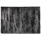 VENTE-UNIQUE Tapis shaggy SILKY anthracite - polyester - 160*230cm
