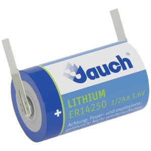 PILES Jauch Quartz ER 14250J-T Pile spéciale 1-2 LR6 (AA) cosses à souder en U lithium 3.6 V 1200 mAh 1 pc(s)