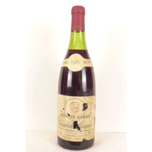 VIN ROUGE chambolle-musigny antonin rodet rouge 1981 - bourg