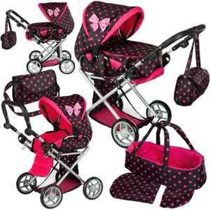 LANDAU - POUSSETTE Kinderplay Poussette Poupee, Poussette Jouet - Pou