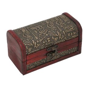 Coffre en bois coffret coffre à trésor Antibes ANTIK optique 30x57x29cm environ Coffre en bois coffret coffre à trésor Antibes ANTIK optique 30x57x29cm environ