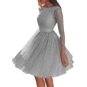 robe grise et blanche