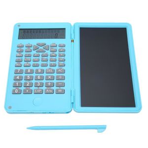 CALCULATRICE Omabeta Calculatrice avec bloc-notes Calculatrice scientifique portable avec bloc-notes, écran LCD materiel calculatrice Bleu ciel