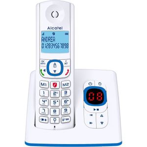 Téléphone fixe F530 Voice, Téléphone Sans Fil Avec Répondeur, Blo