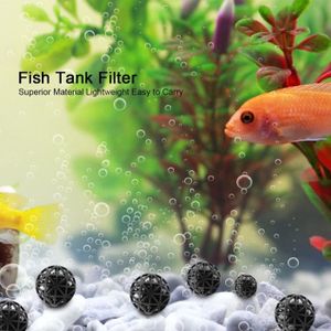 AQUARIUM Vvikizy Filtre d'aquarium Boule biochimique de filtre Bio poreux de 50 pièces avec le matériel jardin groupe 36 mm avec du coton