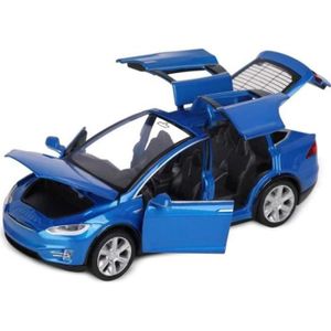 VOITURE ELECTRIQUE ENFANT Modèle de voiture à l'échelle 1:32 X90 Tesla Alloy