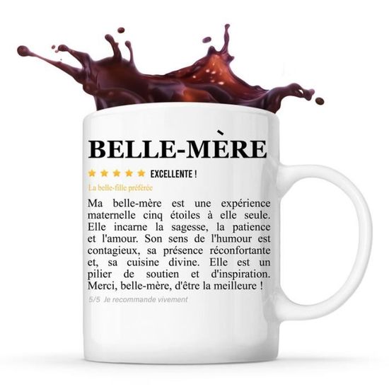 YHRJWN Tasse à Café Pour Belle-mère, Belle-mère, Belle-mère