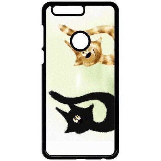Coque Huawei Honor 8 Dessin Chat Noir Et Chat Roux Cdiscount Telephonie Coque Huawei Honor 8 Dessin Chat Noir Et Chat Roux Cdiscount Telephonie