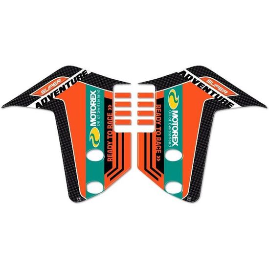 2 Adhésifs Gel 3D Protections Latéral Réservoir Pour Moto Rétro Vintage
