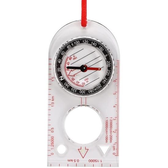 Boussole Pour Bâtons De Randonnée - Précise, Poignée Ronde En Alliage Aluminium - Accessoire Camping, Montagne - 14
