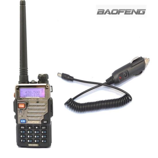 Talkies Walkies,walkietalkie VHFUHF,Station de Radio bidirectionnelle double bande + câble de
