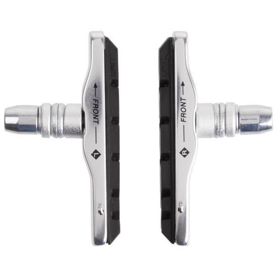 Cyclingcolors 4 Patins Frein Vélo V-Brake 60mm - 2 Paires Rouges Compatibles Shimano Tektro