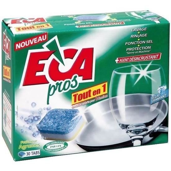 Pastille de lavage tout en 1 pour lavevaisselle parfum agrumes x30 tablettes Cdiscount Au