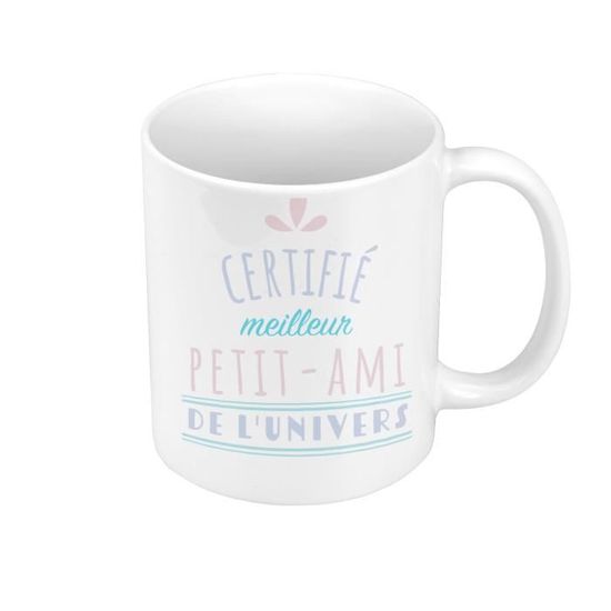 Mug Personnalisé "Meilleur Ami" – Cadeau Anniversaire/Noël – Édition Fleurie