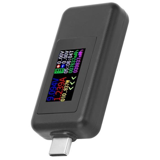 Testeur USB LCD - Multimètre Pour Mesurer Tension, Courant Et Puissance Des Ports USB