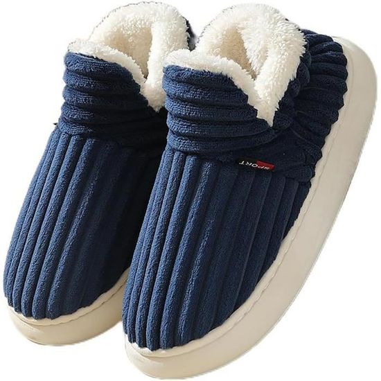 Chaussons Hiver Doublés | Ultra Confortables | Antidérapants