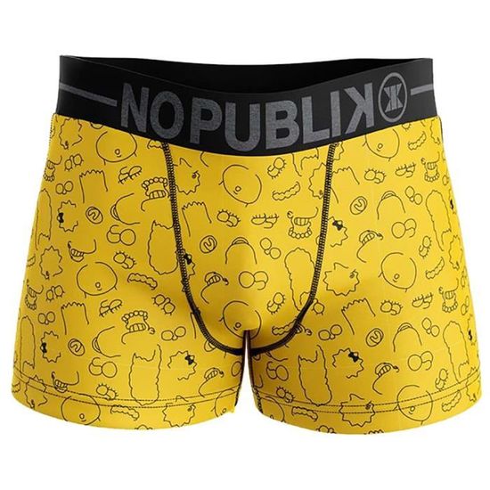 Boxer The Simpsons Homme – Coton Confort, Motifs Assortis, Style Moderne