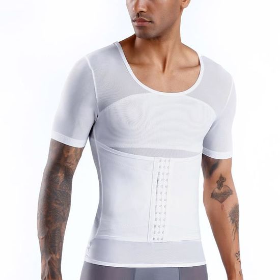 Ceinture Amincissante Homme - Contrôle Abdomen, Compression, Slim Fit, En Nylon/spandex