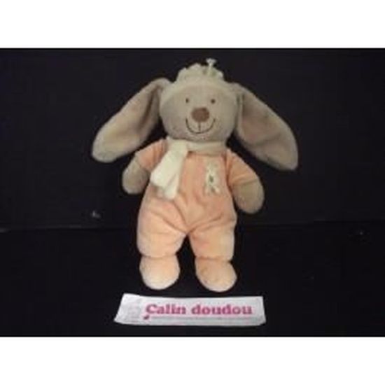Doudou Orchestra Lapin Saumon Orange Tete Beige Achat Vente Doudou Soldes Sur Cdiscount Des Le Janvier Cdiscount