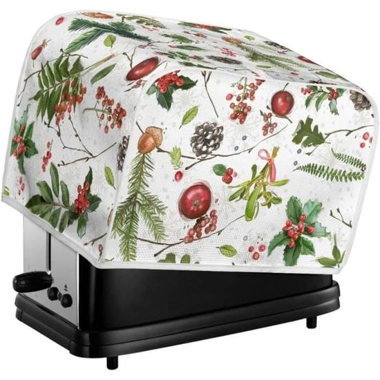 Housse Pour Grille-Pain À 2 Tranches Rouge Cerise Motif À Pois[J3043] - Electroménager