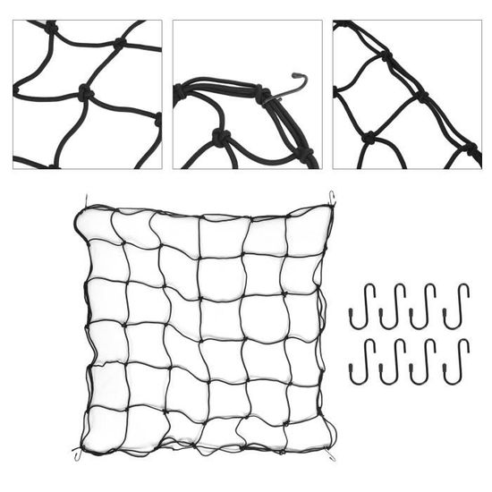 Qivine Lot De 2 Filets De Tente De Culture, Filet élastique
