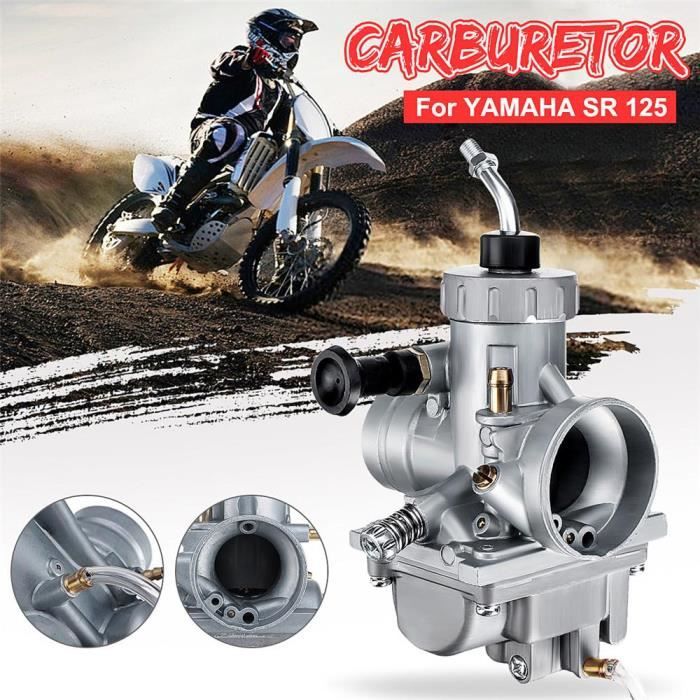 Carburateur pour YAMAHA SR 125, tout nouveau, en métal gris, 2 broches