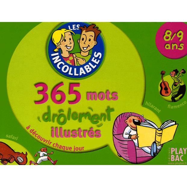 365 Mots Drolement Illustres 8 9 Ans Cdiscount Librairie