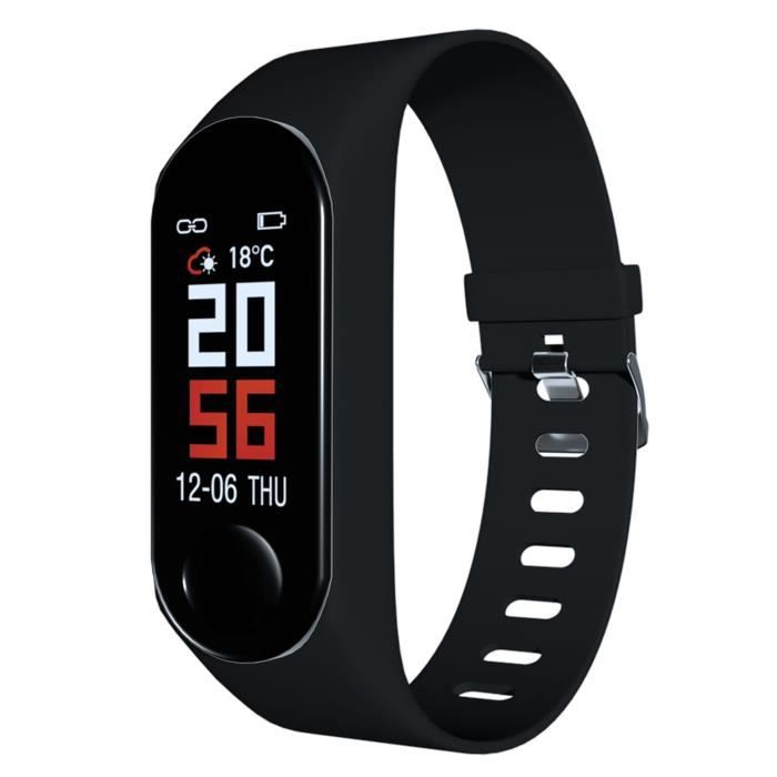 Tracker d'activité Abyx Fit Smart multicapteurs noir