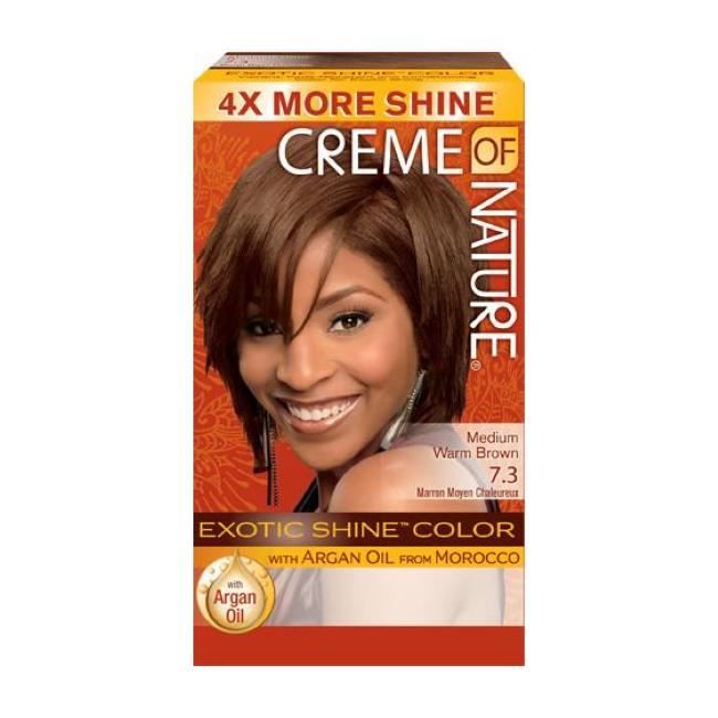 Crème of Nature Exotic Shine Couleur Brun Moyen 7.3