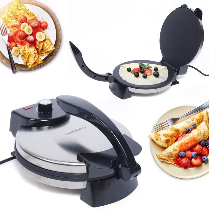 2000W 220V Machine à crêpes électrique Machine à tortilla à pizza Chapati Rôti Maker