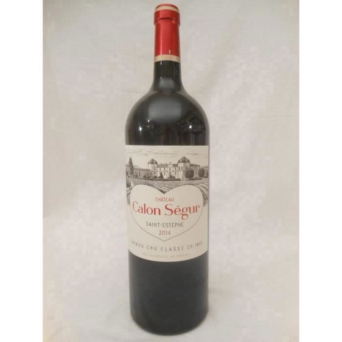 magnum 150cl saint-estèphe château calon-ségur grand cru classé rouge 2014 - bordeaux france