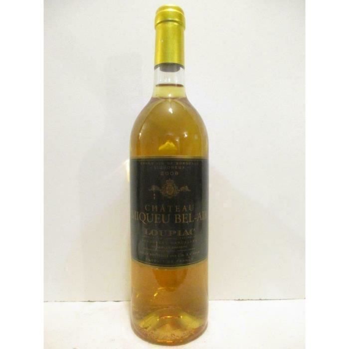 loupiac château miqueu bel-air liquoreux 2008 - bordeaux