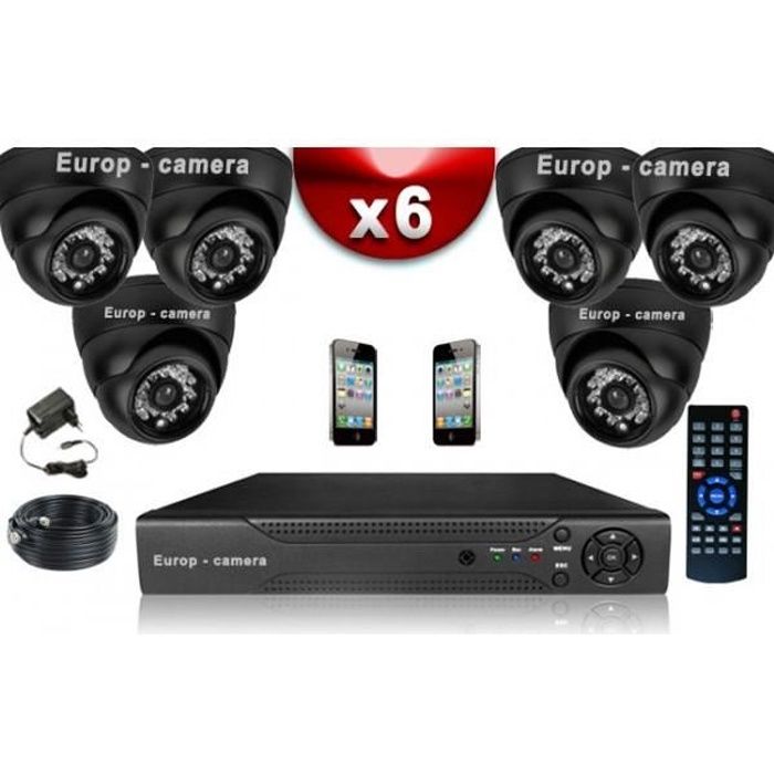 Vidéosurveillance - Kit Eco Vidéosurveillance 6…