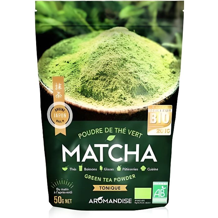 Le thé vert Matcha peut être bu comme un thé ou parfumer vos préparations culinaires aussi bien salées que sucrées