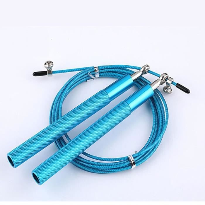 Accessoires Fitness-Musculation,Crossfit vitesse corde à sauter corde à sauter professionnelle pour MMA boxe Fitness-Type Bleu #B