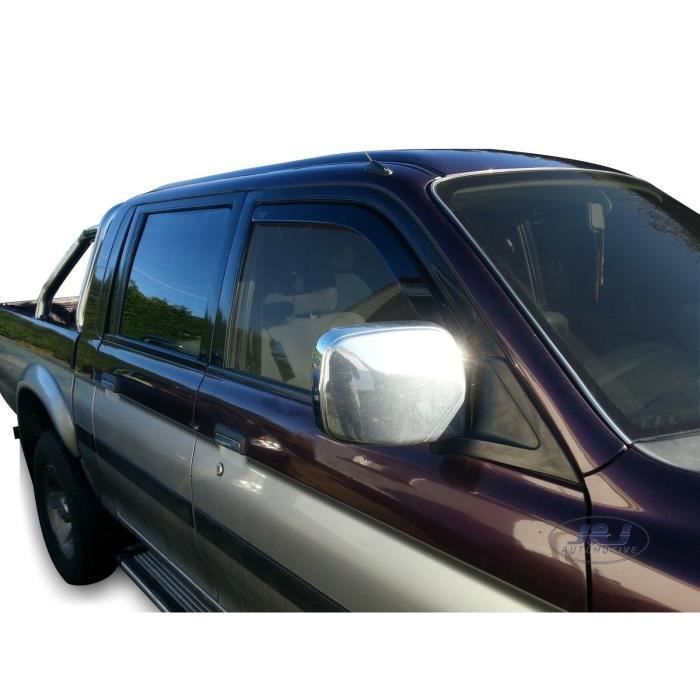 - Deflecteurs d'Air déflecteurs de vent Compatible avec Mitsubishi L200 L-200 4 Portes 1999-2006 2 pièces