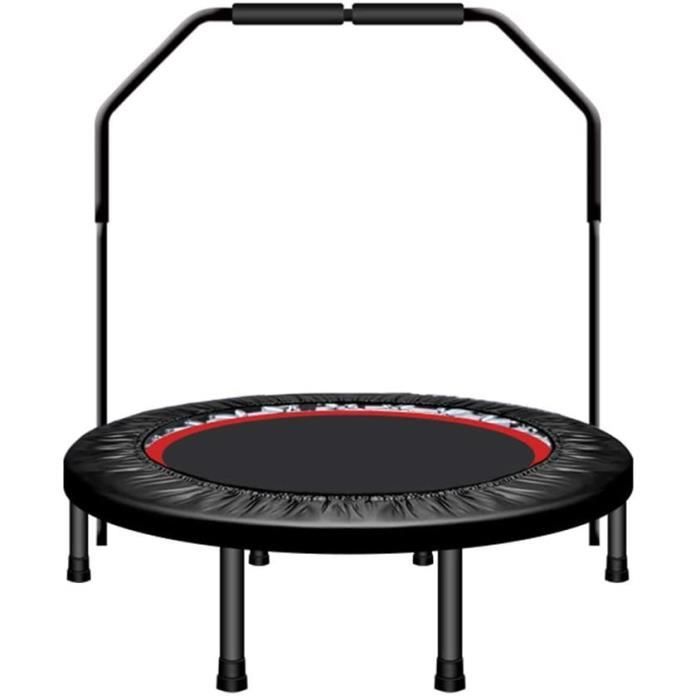 TRAMPOLINE FITNESS ZXQZ Trampolines Fitness Trampoline pour Enfants Adultes, Exercice Trampoline Rebounder Fitness avec Main Cou430