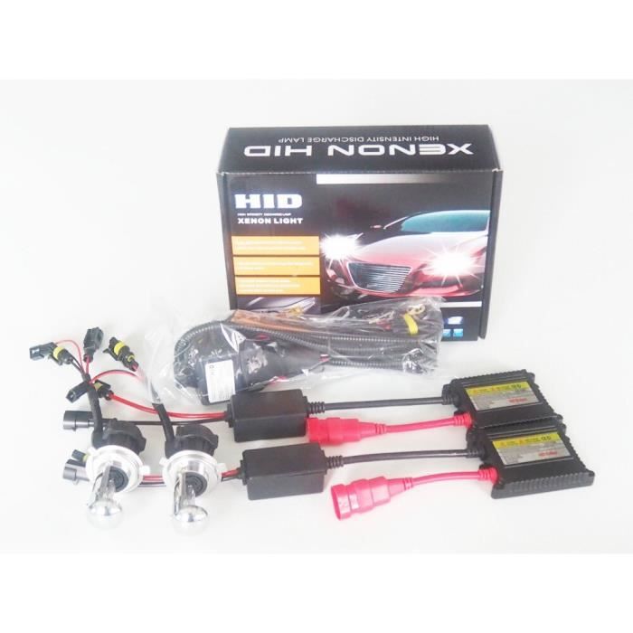 Kit de Conversion HID pour phares de voiture, ampoules au xénon, 55W 35W H1 H3 H7 H11 9005 HB3 9006 HB4 H7, 4300K 6000K 8000K 12000